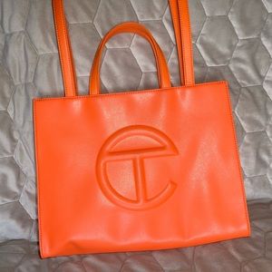 Available- Telfar Medium Shopping Bag - Orange